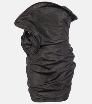 Magda Butrym Silk Taffeta Minidress - Black