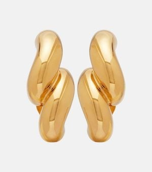 Alaïa Torsion Clip-On Earrings - Metallic