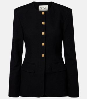 TOVE Moya Virgin Wool Blazer - Black