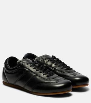 Lemaire Sneakers Soft Runner Aus Leder - Schwarz