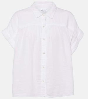 Velvet Julieta Cotton Blouse - White