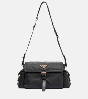 Prada Explore Re-Nylon Medium Crossbody Bag - Black