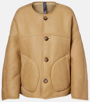Polo Ralph Lauren Reversible Leather Jacket - Natural
