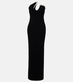 Rachel Gilbert Tessa Embellished Gown - Black