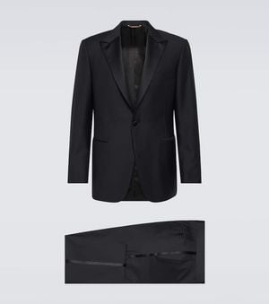 Canali Wool Tuxedo - Black