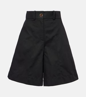 Patou Shorts Aus Baumwolle - Schwarz