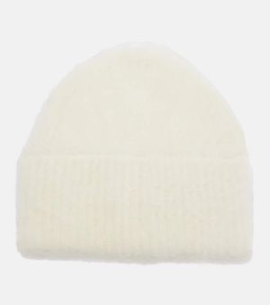 TOTEME Muetze Aus Rippstrick - Natur