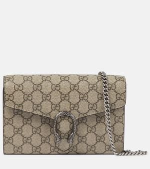 Gucci Dionysus Gg Supreme Clutch - Brown