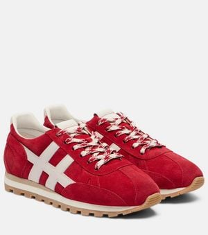 Hogan Zapatillas 86Er De Ante - Rojo