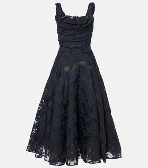 Vivienne Westwood Chichi Cotton-Blend Maxi Dress - Blue