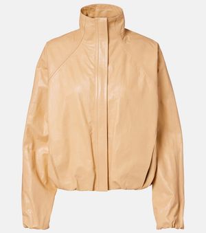 Alaïa Chaqueta De Piel - Neutro