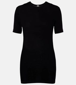 TOTEME Camiseta Classic - Negro