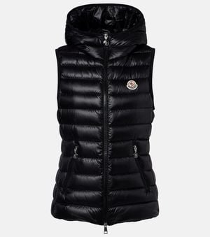Moncler Logo Down Vest - Black