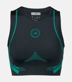 adidas By Stella McCartney Logo Crop Top - Blue
