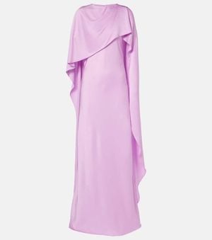 Jonathan Simkhai Izel Draped Gown - Purple
