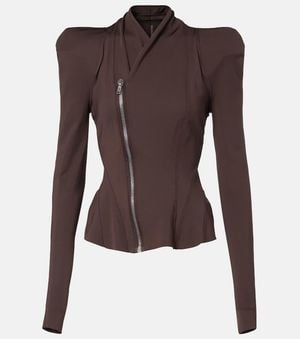 Rick Owens Princess Panelled Woven Jacket - Brown
