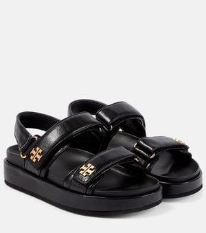 Tory Burch Sandalen Kira Aus Leder - Schwarz