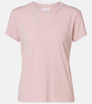 Velvet Sierra Cotton T-Shirt - Pink
