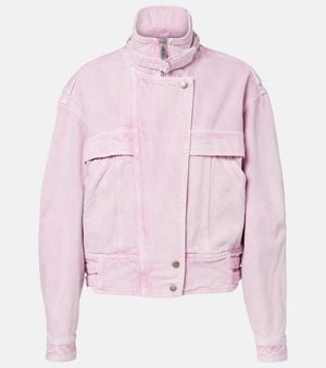 Isabel Marant Joseline Denim Jacket - Pink