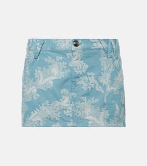 Vivienne Westwood Jeansrock Foam Aus Jacquard - Blau