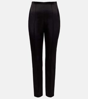 Wardrobe NYC High-Rise Tapered Pants - Black