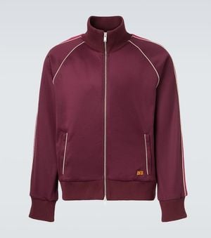 Wales Bonner Essence Jersey Track Jacket - Purple
