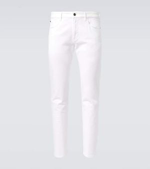 Loro Piana Jean Droit - Blanc