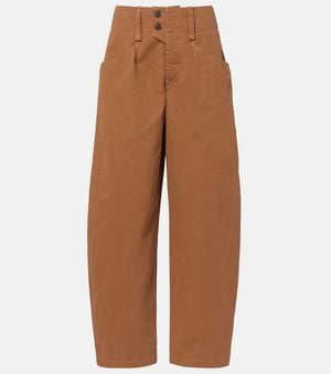 Isabel Marant Barrel Jeans Oumaya - Braun