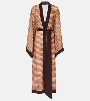 Bananhot Jim Printed Beach Cover-Up - Brown