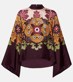 La DoubleJ Blouse Make An Exit En Soie - Violet