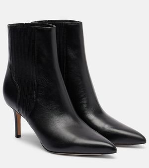 Veronica Beard Bottines Lisa 70 En Cuir - Noir