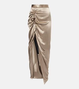 Vivienne Westwood Panther Asymmetric Maxi Skirt - Natural