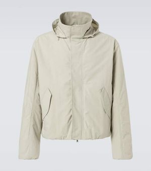 The Row Lucius Cotton Poplin Jacket - Natural