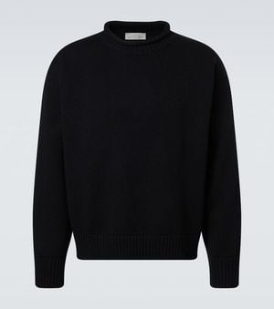 Studio Nicholson Wool And Cotton Jumper - Black