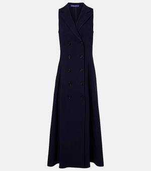 Ralph Lauren Midikleid Alecia Aus Einem Baumwollgemisch - Blau