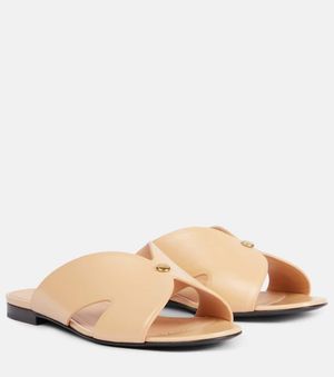 Loro Piana Vera Leather Sandals - Natural