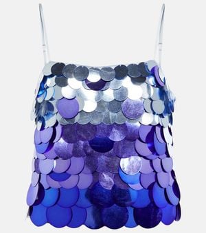 Jonathan Simkhai Nikky Sequined Camisole - Blue