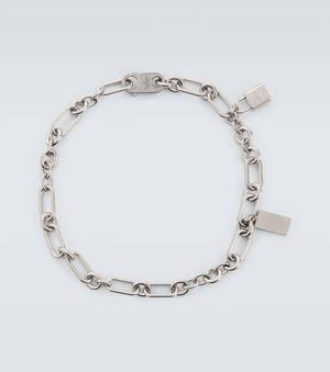 Acne Studios Padlock Necklace - Metallic
