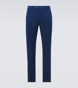 Canali Cotton Chinos - Blue