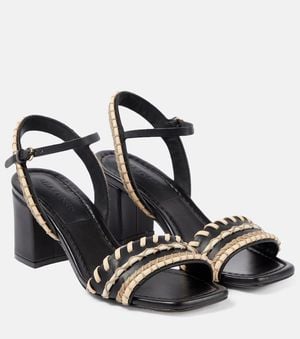 Ulla Johnson Sandalen Sofia Aus Leder - Schwarz