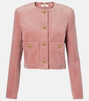 Chloé Chaqueta De Pana De Terciopelo - Rosa