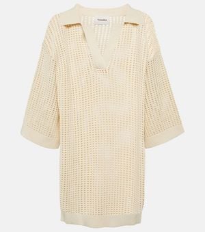 Nanushka Top Siya De Croche - Neutro