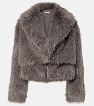 The Sei Cropped Jacket - Gray