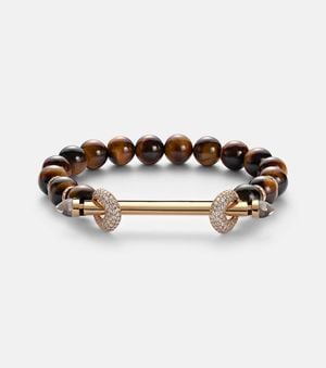 ANANYA Chakra 18Kt Bracelet With Gemstones - Brown