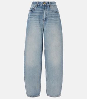 Ganni Wide-Leg Jeans - Blue