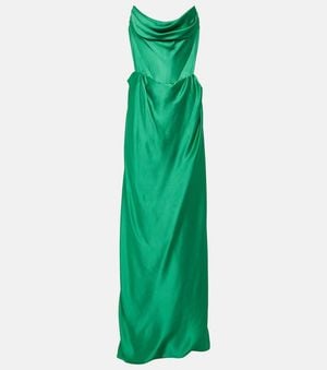 Vivienne Westwood Satin Gown - Green