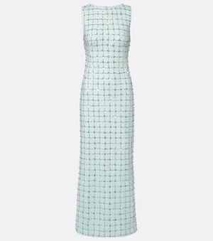 Jonathan Simkhai Sequined Maxi Dress - Blue