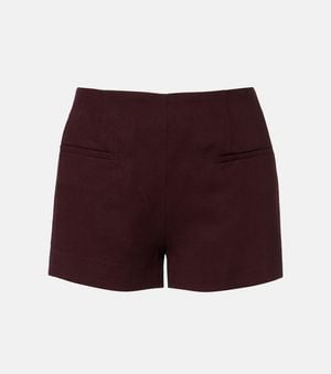 Faithfull the Brand Mid-Rise Shorts Florine - Lila