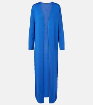 Tom Ford Wool Pique Cardigan - Blue
