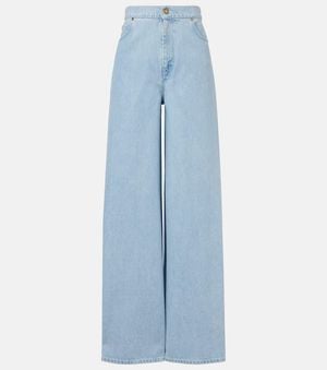 Max Mara Affari High-Rise Wide-Leg Jeans - Blue